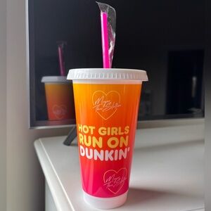 Dunkin’ Hot Girls Run on Dunkin Megan Thee Stallion Reusable Cup Limited NEW